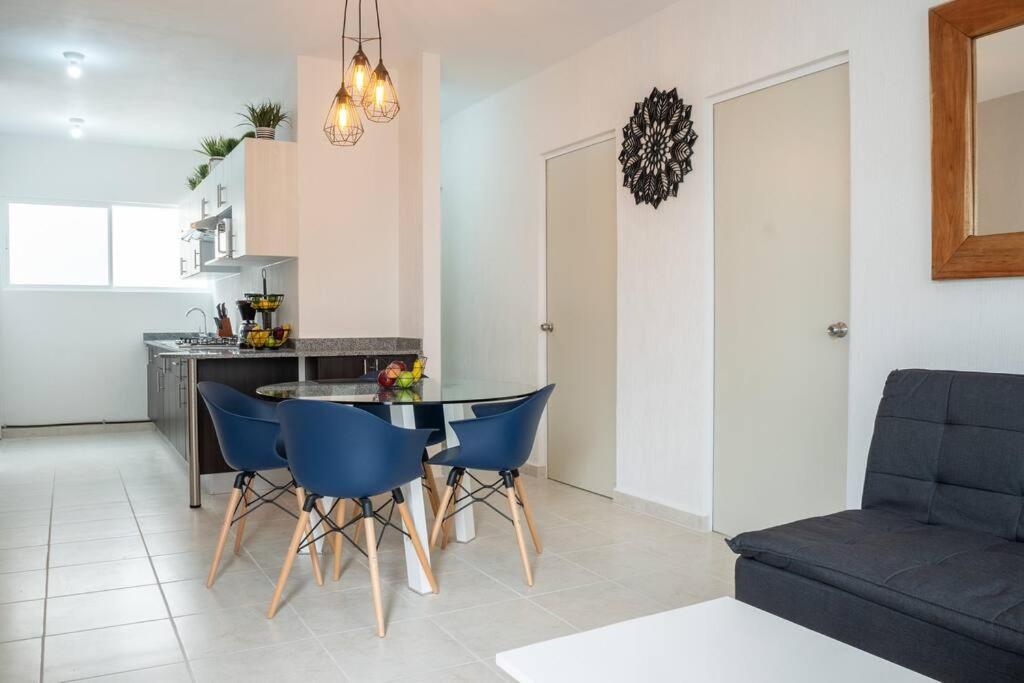 Depto 2 Rec. Con Vista A La Piscina En C. Privada Apartment Плая дел Кармен Екстериор снимка